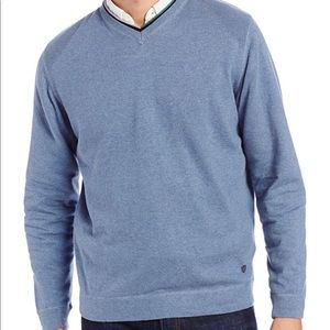Baby blue v neck sweater